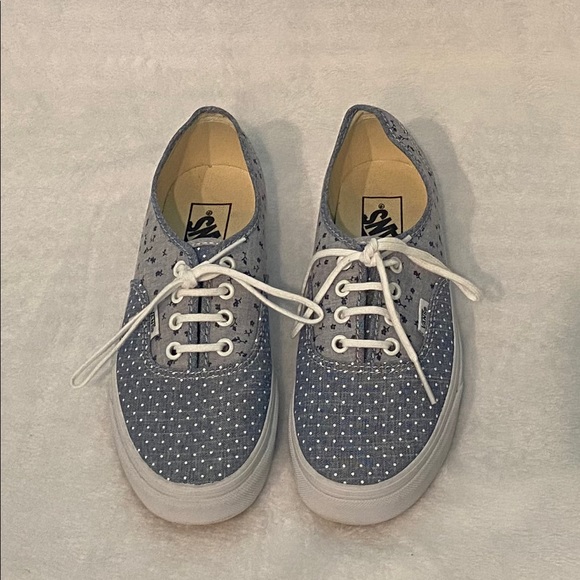 Blue Patterned Vans - Picture 2 of 3